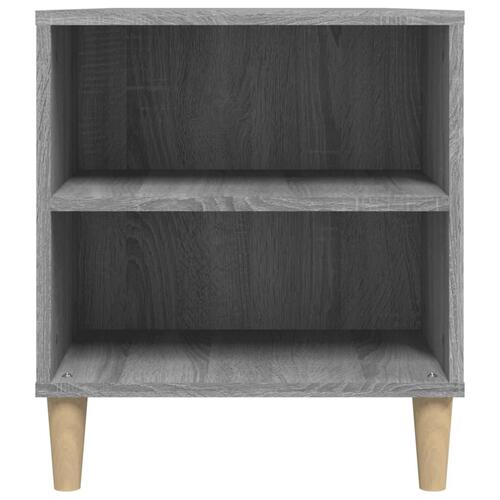 Tv-bord 102x44,5x50 cm konstrueret træ grå sonoma-eg