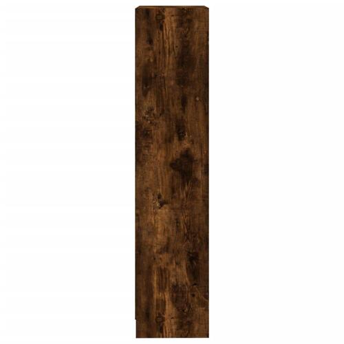 Bogreol med 3 hylder 40x24x109 cm konstrueret træ røget egetræ