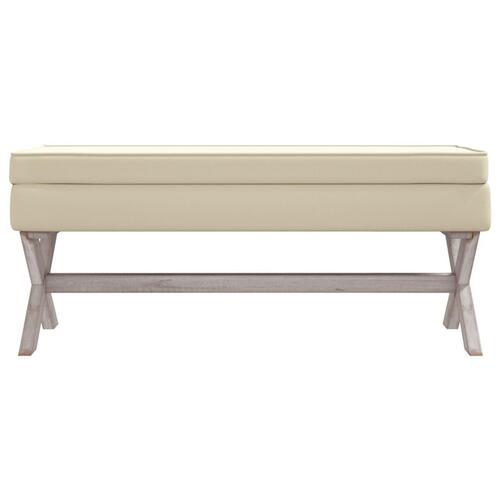 Opbevaringsskammel 110x45x49 cm hør