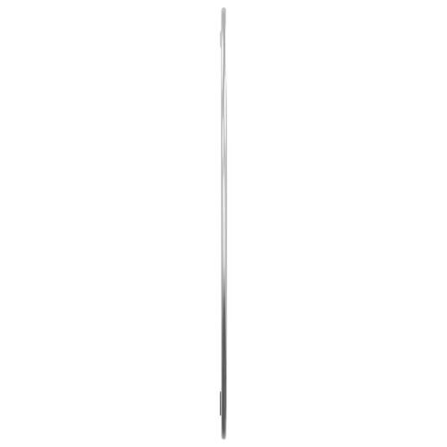 Vægspejl Ø 60 cm rund sølvfarvet