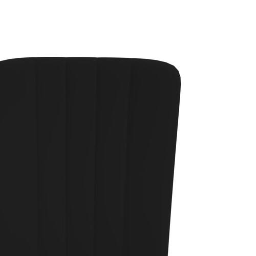 Spisebordsstole 4 stk. velour sort