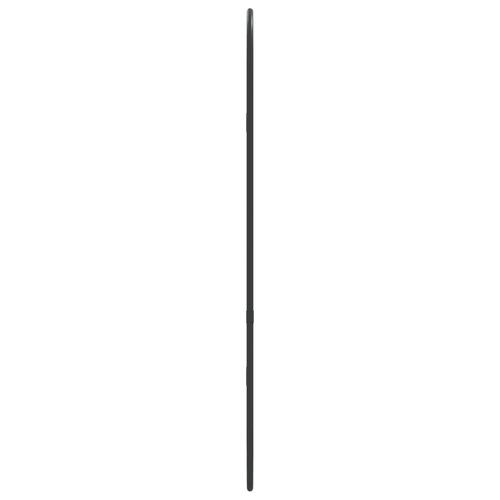 Vægspejl 60x25 cm oval sort