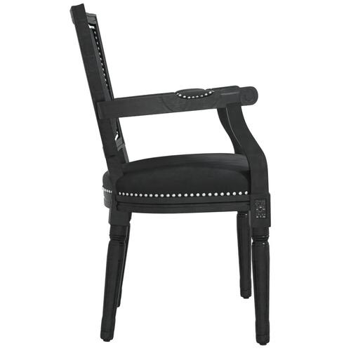 Spisebordsstol velour sort