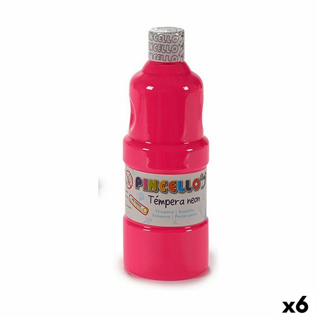 Tempera maling - pink 400 ml (6 stk.)