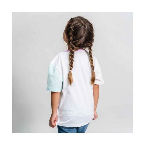 Børne Kortærmet T-shirt Minnie Mouse Mørk grøn Multifarvet 7 år