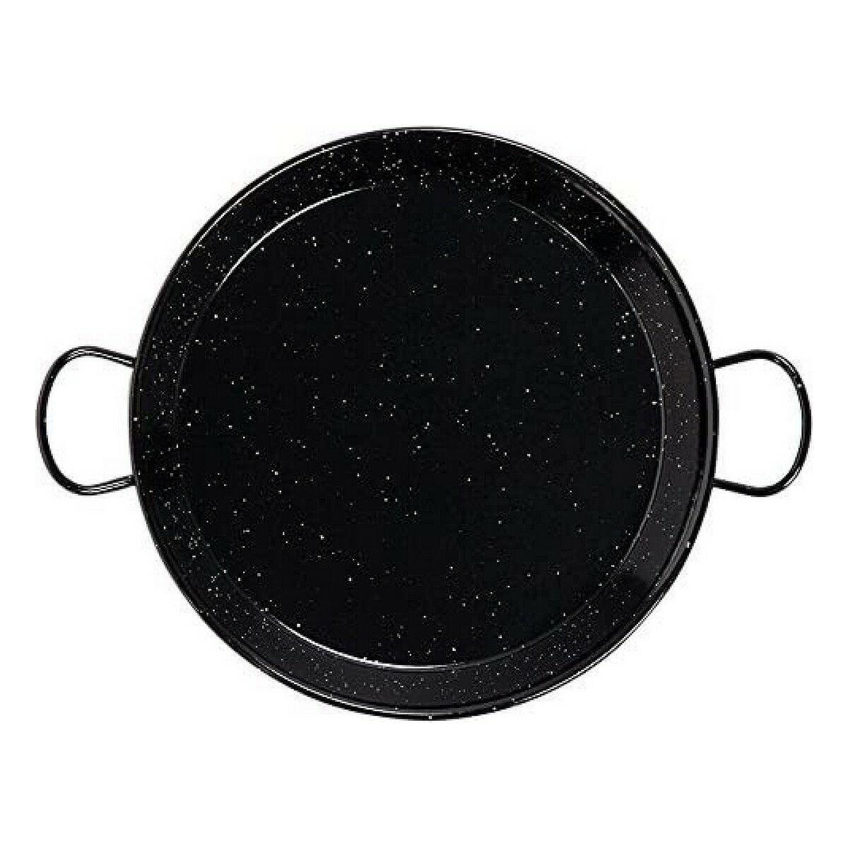 Vaello stegepande med hanke - sort, Ø 50 cm, glaseret stål