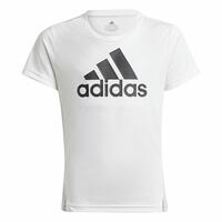 Børne Kortærmet T-shirt Adidas Designed To Move Hvid 13-14 år