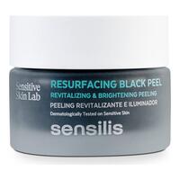 Eksfolierende ansigtscreme Sensilis Resurfacing Black Peel (50 g)
