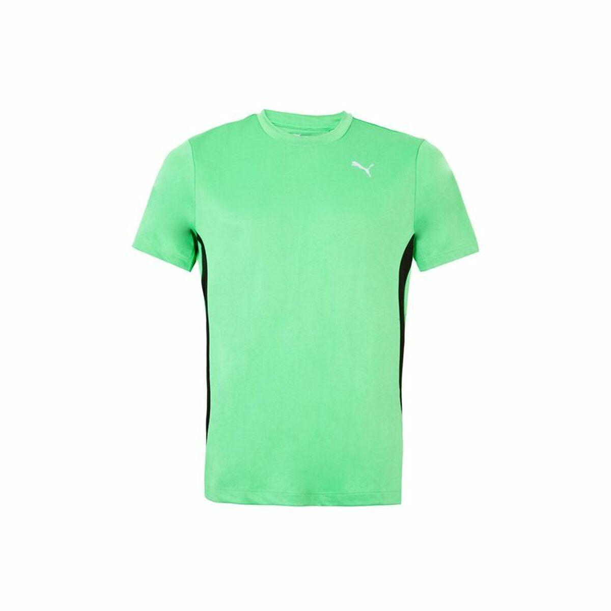 Kortærmet Sport T-shirt Puma Running Grøn M