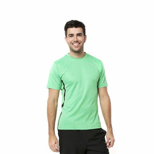 Kortærmet Sport T-shirt Puma Running Grøn M