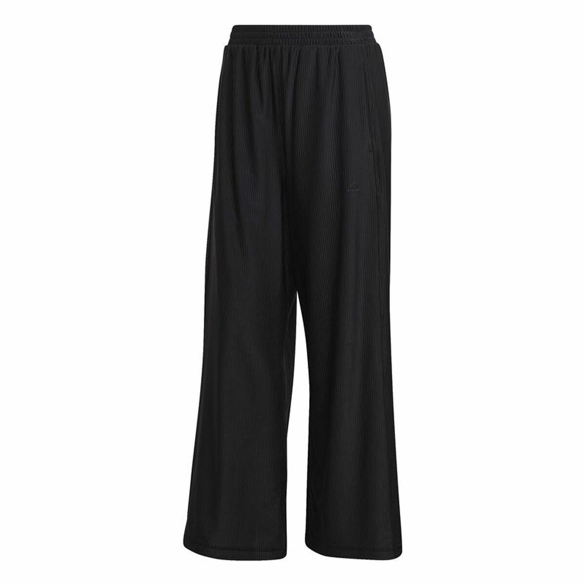 Lange sportsbukser Adidas Stu 7/8 Dame Sort L