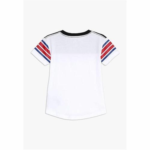 Børne Kortærmet T-shirt Converse Retro Sport Hvid 13-15 år