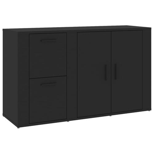 Skænk 100x33x59,5 cm konstrueret træ sort