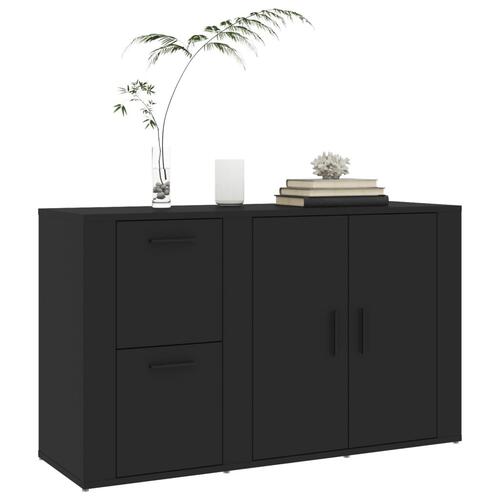 Skænk 100x33x59,5 cm konstrueret træ sort