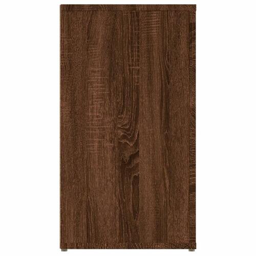 Skænk 100x33x59,5 cm konstrueret træ brun egetræsfarve