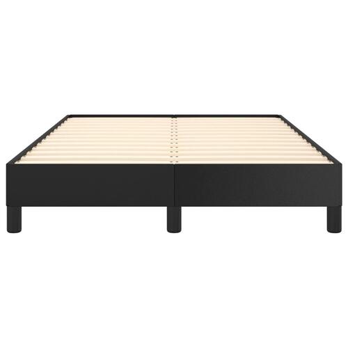 Sengeramme 120x200 cm kunstlæder sort