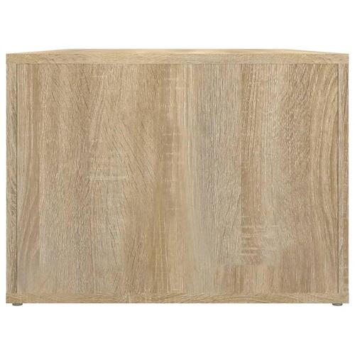Sofabord 80x50x36 cm konstrueret træ sonoma-eg