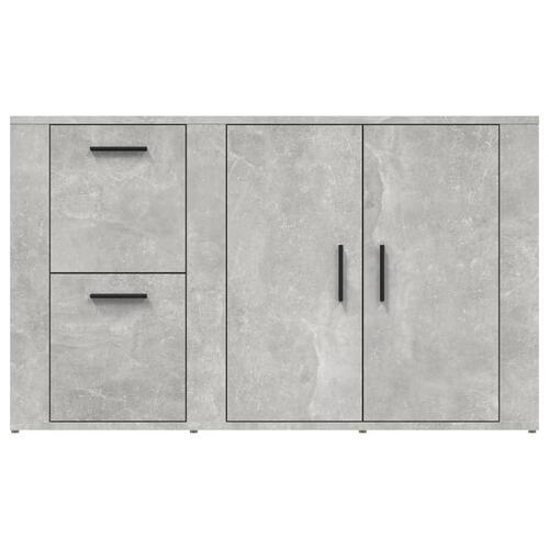 Skænk 100x33x59,5 cm konstrueret træ betongrå