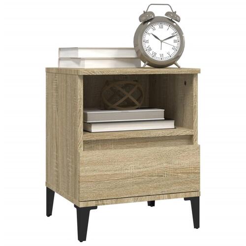 Sengebord 40x35x50 cm sonoma-eg
