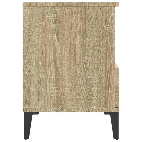Sengebord 40x35x50 cm sonoma-eg