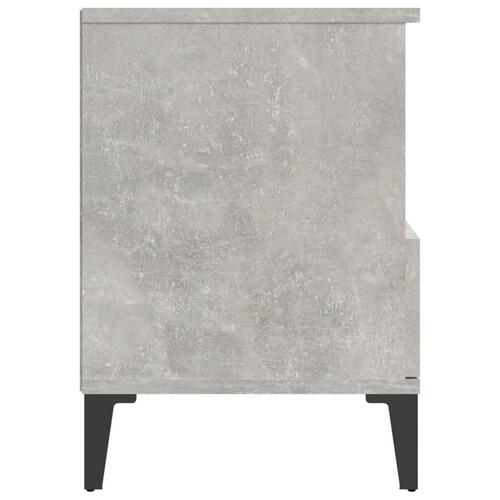 Sengebord 40x35x50 cm betongrå