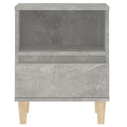 Sengebord 40x35x50 cm betongrå