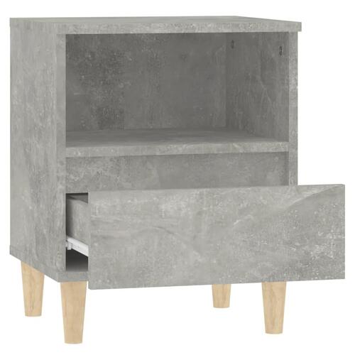 Sengebord 40x35x50 cm betongrå