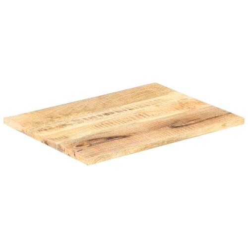 Bordplade 25-27 mm 70x60 cm massivt mangotræ