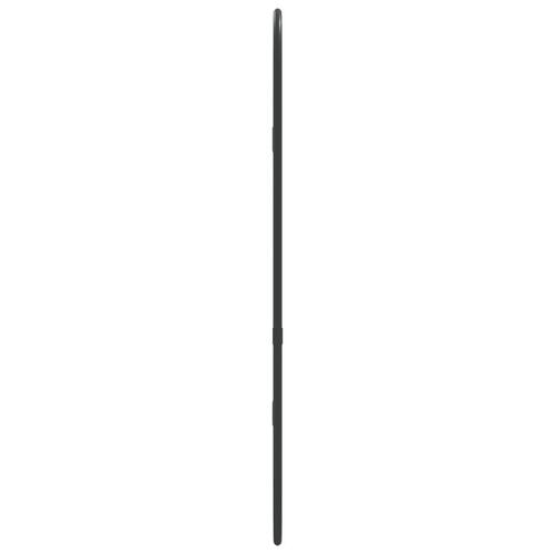 Vægspejl 50x20 cm oval sort