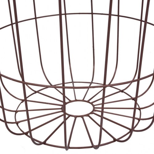 Sofabord Ø 39,5 cm MDF kobberfarvet