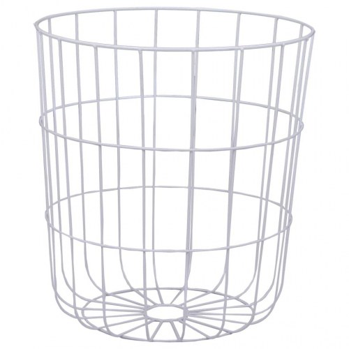 Sofabord Ø 39,5 cm hvid