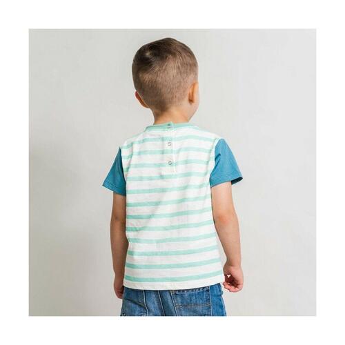 Kortærmet T-shirt Mickey Mouse Multifarvet Børns 18 måneder