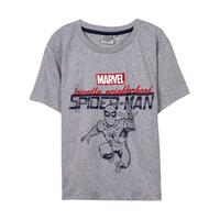 Kortærmet T-shirt Spider-Man Grå Børns 12 år