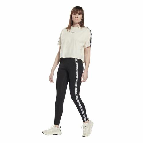 Sport leggings til kvinder Reebok TE Tape Sort S