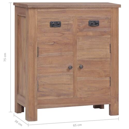 Skænk 65x30x75 cm massivt teaktræ