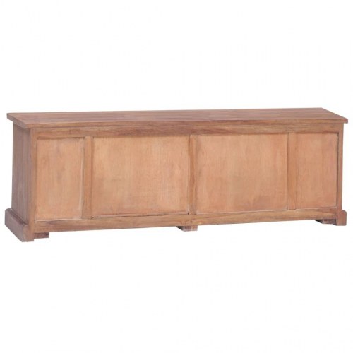 Tv-bord 120x30x40 cm massivt teaktræ