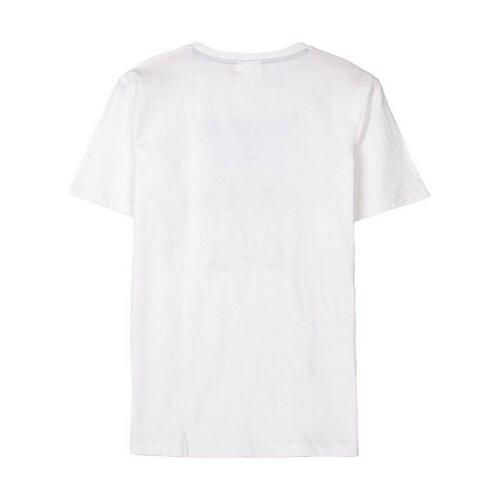 Kortærmet T-shirt til Mænd Stitch Hvid S