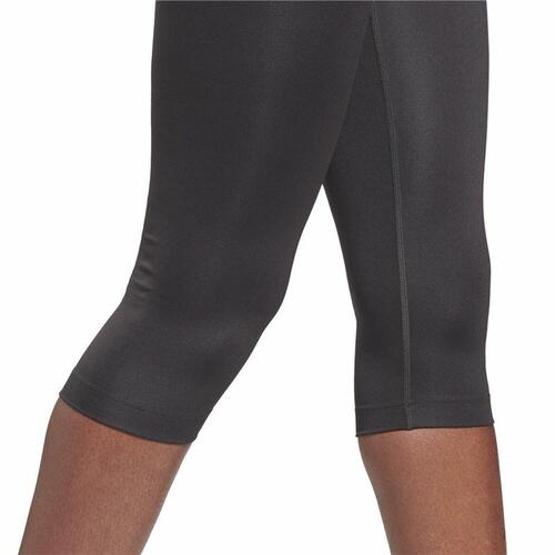 Sport leggings til kvinder Reebok Capri Night Sort XS