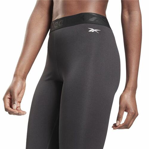 Sport leggings til kvinder Reebok Capri Night Sort XS