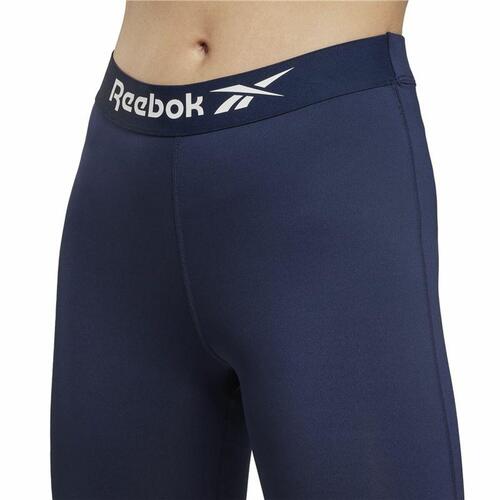 Sport leggings til kvinder Reebok Workout Ready Marineblå L