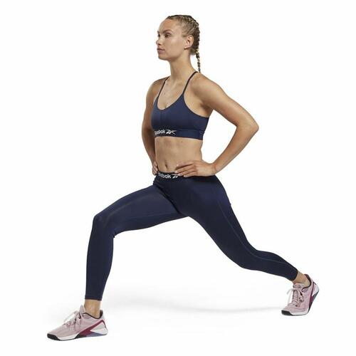 Sport leggings til kvinder Reebok Workout Ready Marineblå L