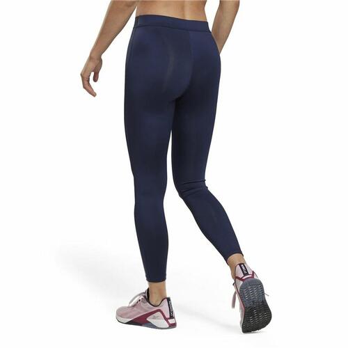 Sport leggings til kvinder Reebok Workout Ready Marineblå L