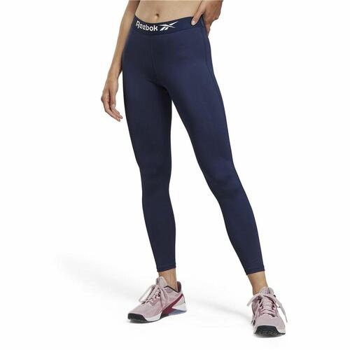 Sport leggings til kvinder Reebok Workout Ready Marineblå L