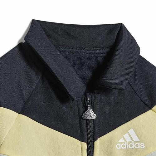 Træningsdragt til børn Adidas Future Icons Shiny Sort 9-12 månder