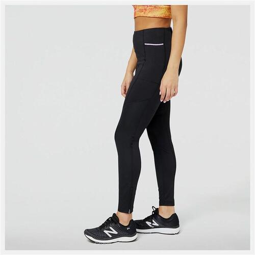 Sport leggings til kvinder New Balance Impact Run AT Heat Tight Sort S