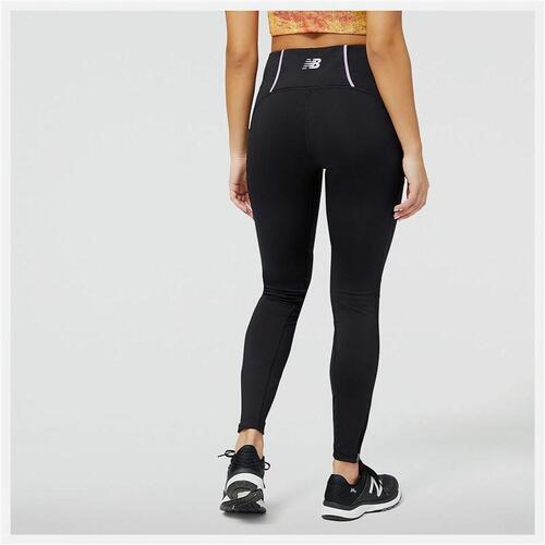 Sport leggings til kvinder New Balance Impact Run AT Heat Tight Sort S