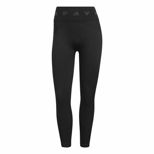 Sport leggings til kvinder Adidas Aeroknit Sort XS
