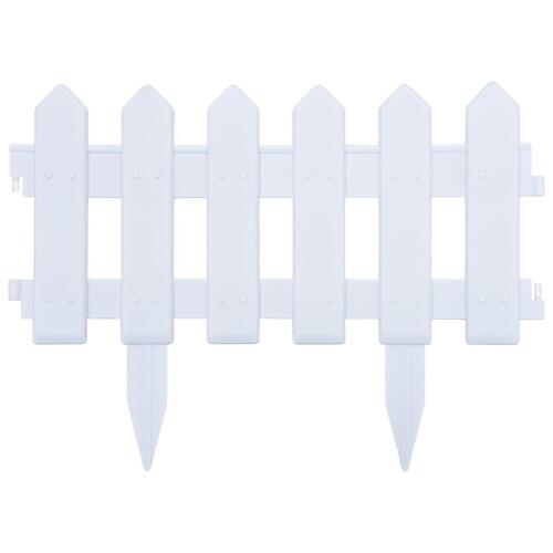 Bedhegn 25 stk. 10 m PP hvid