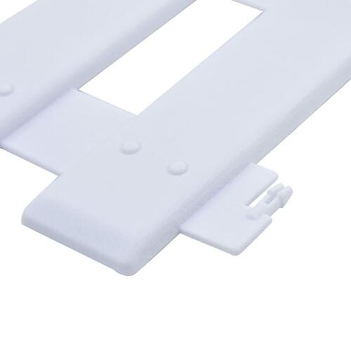Bedhegn 25 stk. 10 m PP hvid