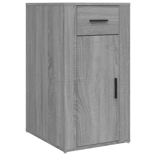 Skrivebordsskab 40x49x75 cm konstrueret træ grå sonoma-eg